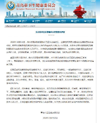 “青岛6例确诊病例中有3例重型” 青岛6例确诊病例中有3例重型病例? “青岛6例确诊病例中有3例重型” 青岛6例确诊病例中有3例重型病例?