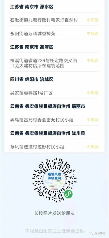 上海三地升为中风险地区.上海调整为中高风险地区