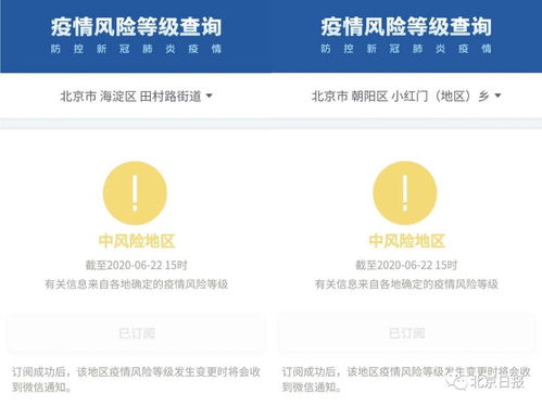 “北京2地升级高风险6地升级中风险	” 北京高风险中风险低风险划分标准？