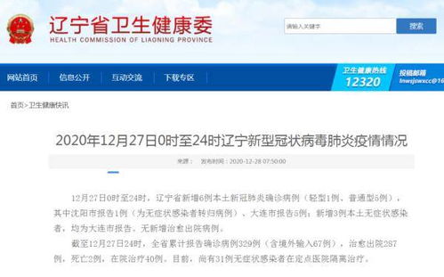 辽宁新增本土确诊︰(辽宁 新增确诊)