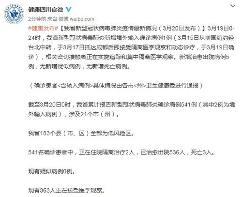 四川出现首例境外输入病例〃四川境外输入确诊病例
