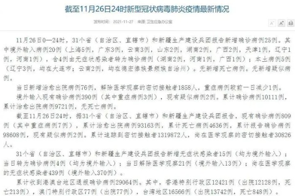 31省区市新增5例本土确诊病例〃31省区市新增确诊92例本土73例