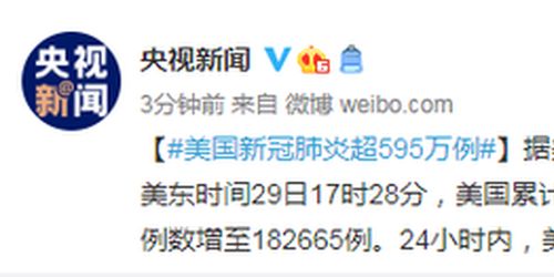 美国新冠确诊病例超595万例︰(美国新冠确诊超926万例)