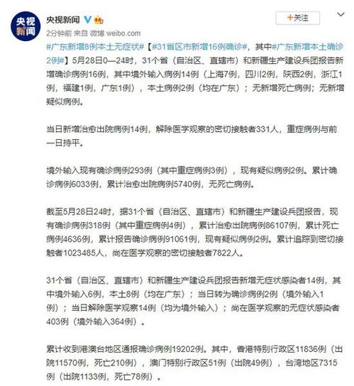 「31省区市新增确诊病例31例」〃31省区市新增确诊病例63例