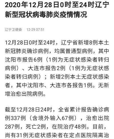辽宁新增2例无症状感染者-辽宁新增一例无症状确诊病人