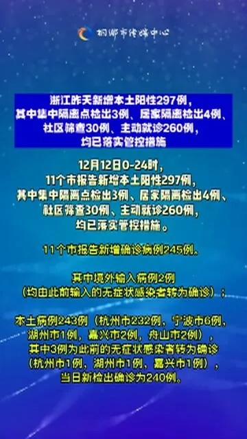 “浙江三地4天报告23例阳性	” 浙江三地发布紧急通知？