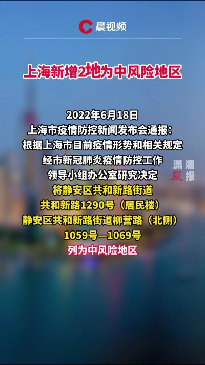 「上海新增20处中风险区」〃上海再有2地升为中风险