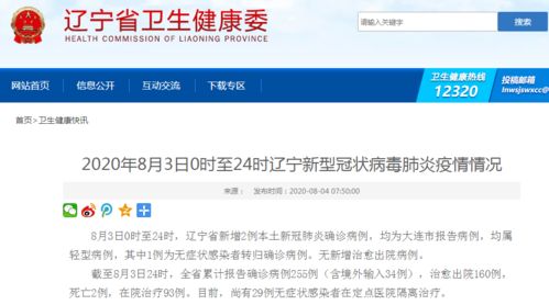 辽宁新增3例本土确诊均在大连-辽宁新确诊7例沈阳3例大连4例