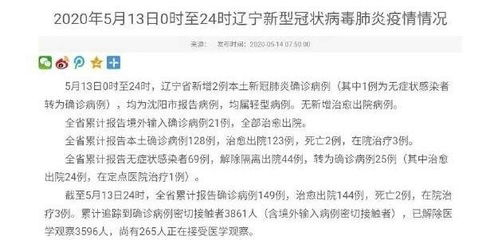 “沈阳新增3例本土确诊病例” 沈阳新增4例本土确诊病例？