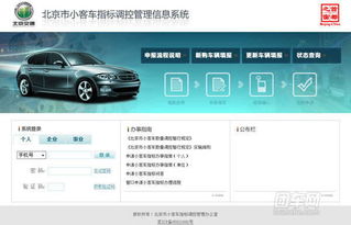 北京小汽车摇号官方网站查询系统-北京小客车指标申请入口官方网站