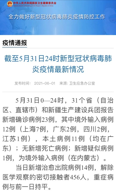 31省新增确诊11例其中本土2例-31省新增本土确诊病例1例