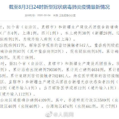 「31省区市新增确诊病例31例」〃31省区市新增确诊32例