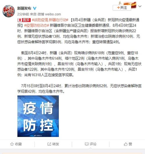 新疆新增确诊病例22例〃新疆新增确诊病例22例最新消息 新疆新增确诊病例22例〃新疆新增确诊病例22例最新消息