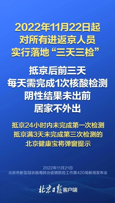 “进返京人员不再执行三天三检” 进返京人员不再执行三天三检怎么办？