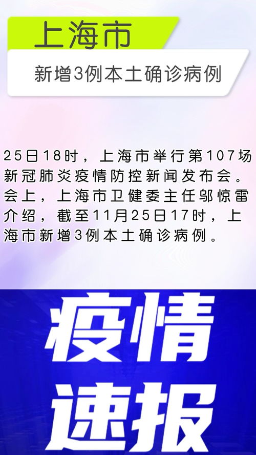 「上海新增3例本土确诊」〃上海新增3列本土 「上海新增3例本土确诊」〃上海新增3列本土