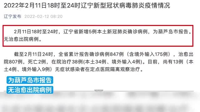 辽宁昨日增21例本土,辽宁昨日新增