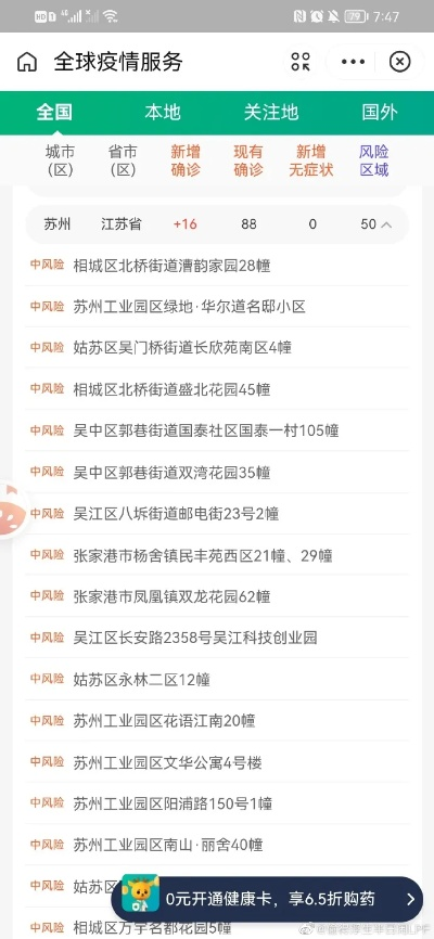 苏州现有中风险地区50个-苏州市中风险地区 苏州现有中风险地区50个-苏州市中风险地区