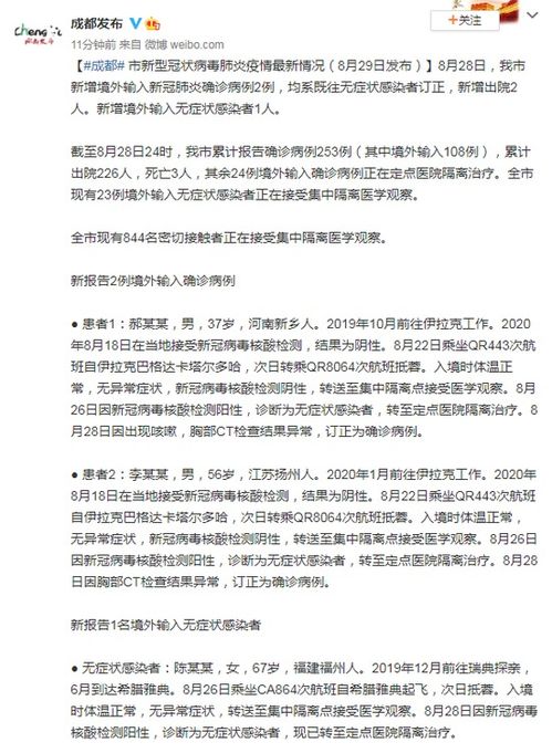 成都无新增病例︰(成都昨日无新增) 成都无新增病例︰(成都昨日无新增)